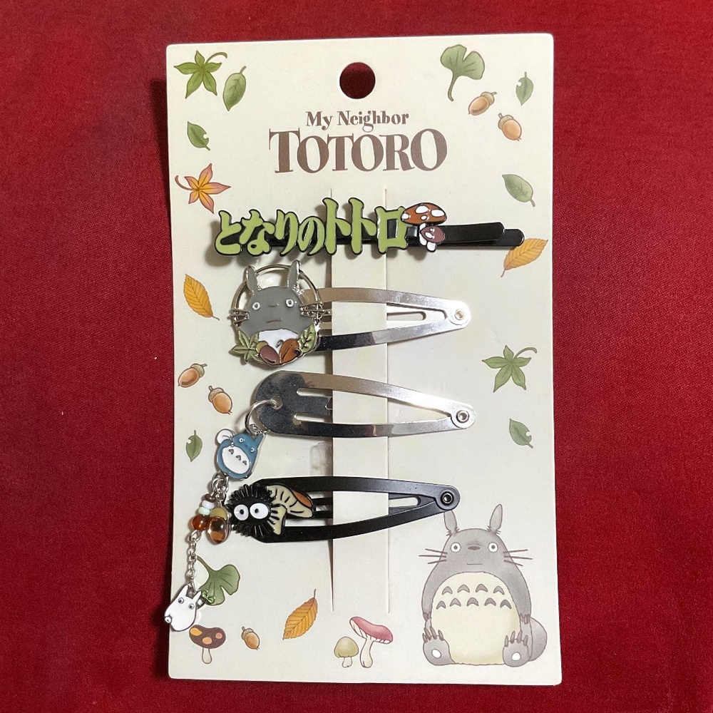 My Neighbor Totoro Hairclips 4 pcs